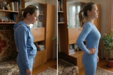 Фитнес-тренеры %22в ауте:%22 1 упражнение %22стирает%22 живот, холку и морщины всего за 60 секунд в день