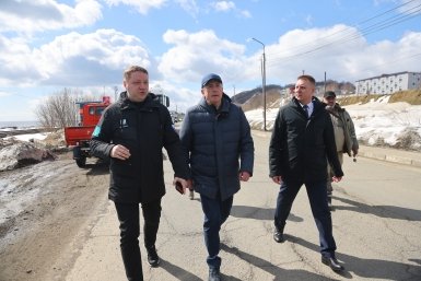 Рабочая поездка губернатора в Макаровский район пресс-служба правительства Сахалинской области