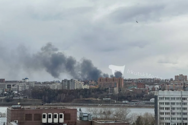 Крупный пожар произошёл в Иркутске на улице Доржи Банзарова