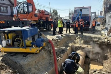 В Хабаровске на тепломагистрали найден повреждённый участок, ведутся ремонтные работы Пресс-служба администрации Хабаровска
