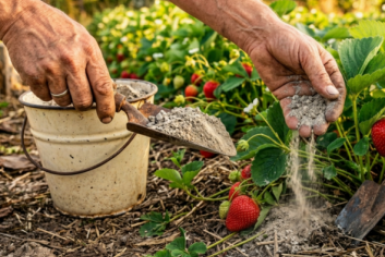 Моя клубника вся в ягодах, а у других — пусто: в апреле делаю 1 действие с этим порошком — и вредителей нет вообще