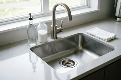 Простую "болтанку" 1:2 — в слив раковины: тухлый душок исчез за 15 минут, без вантуза и химии