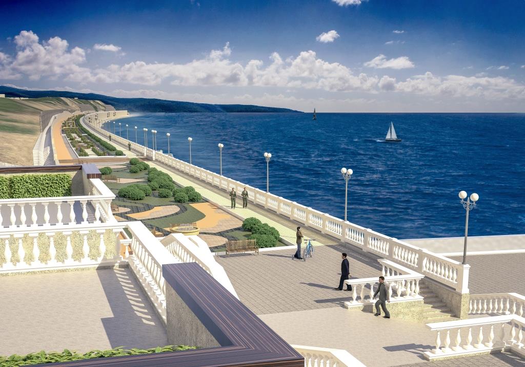 Проект набережной Пресс-служба мэрии Магадана