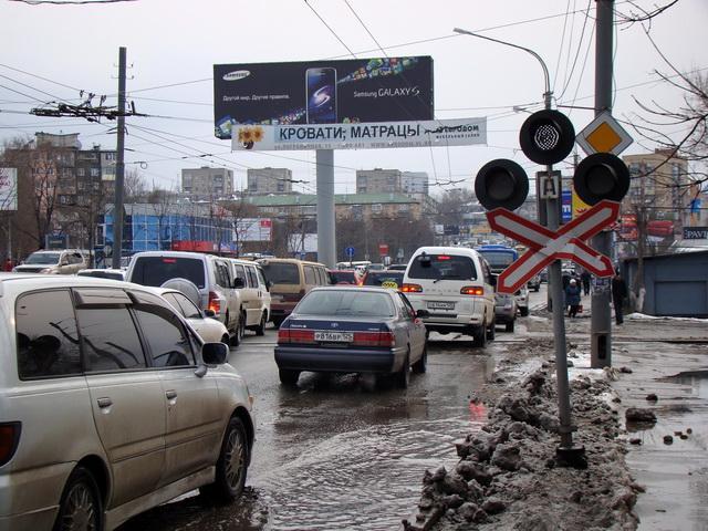 Переезд на улице Постышева во Владивостоке А Омельченко