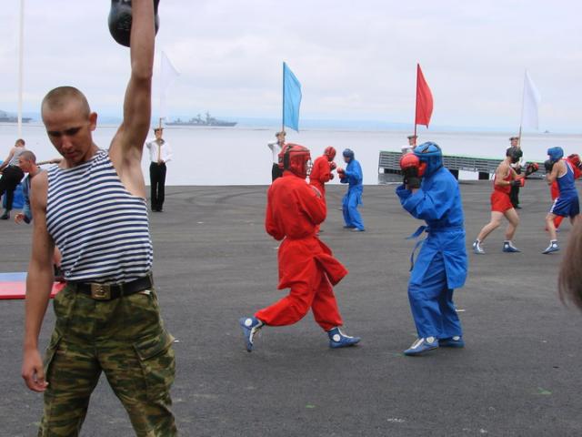 День ВМФ на водно-спортивной станции во Владивостоке