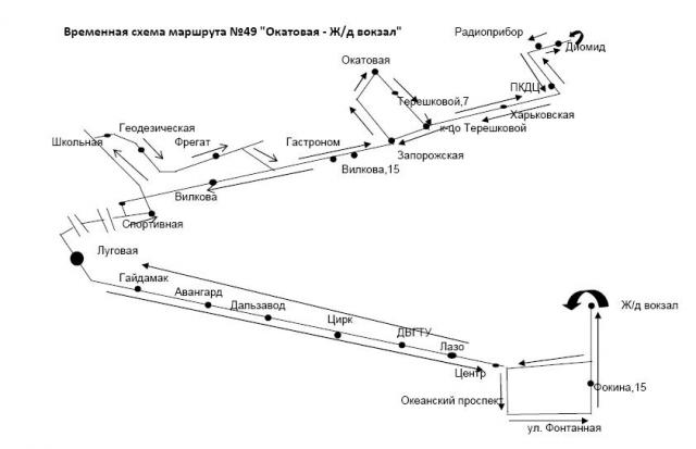 Время движения 16 автобуса. Маршрут 49 автобуса Владивосток. Схема движения автобусов Владивосток. Схема маршрутов автобусов Владивостока. Маршрут 54 автобуса Владивосток.