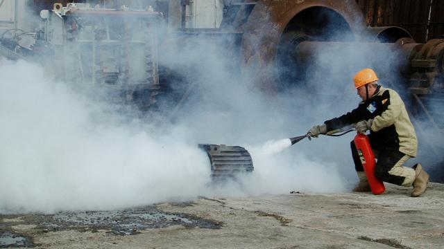 Ликвидация возгорания оборудования Филиал ХТСК ОАО ДГК