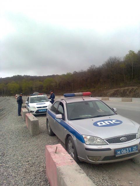 Наряды ДПС на загородной трассе