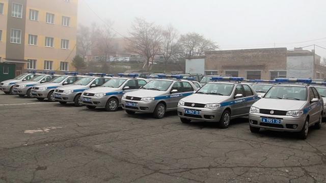 Новые машины полиции Владивостока