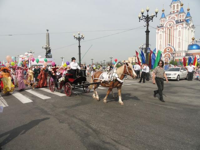 День города, театрализованное шествие