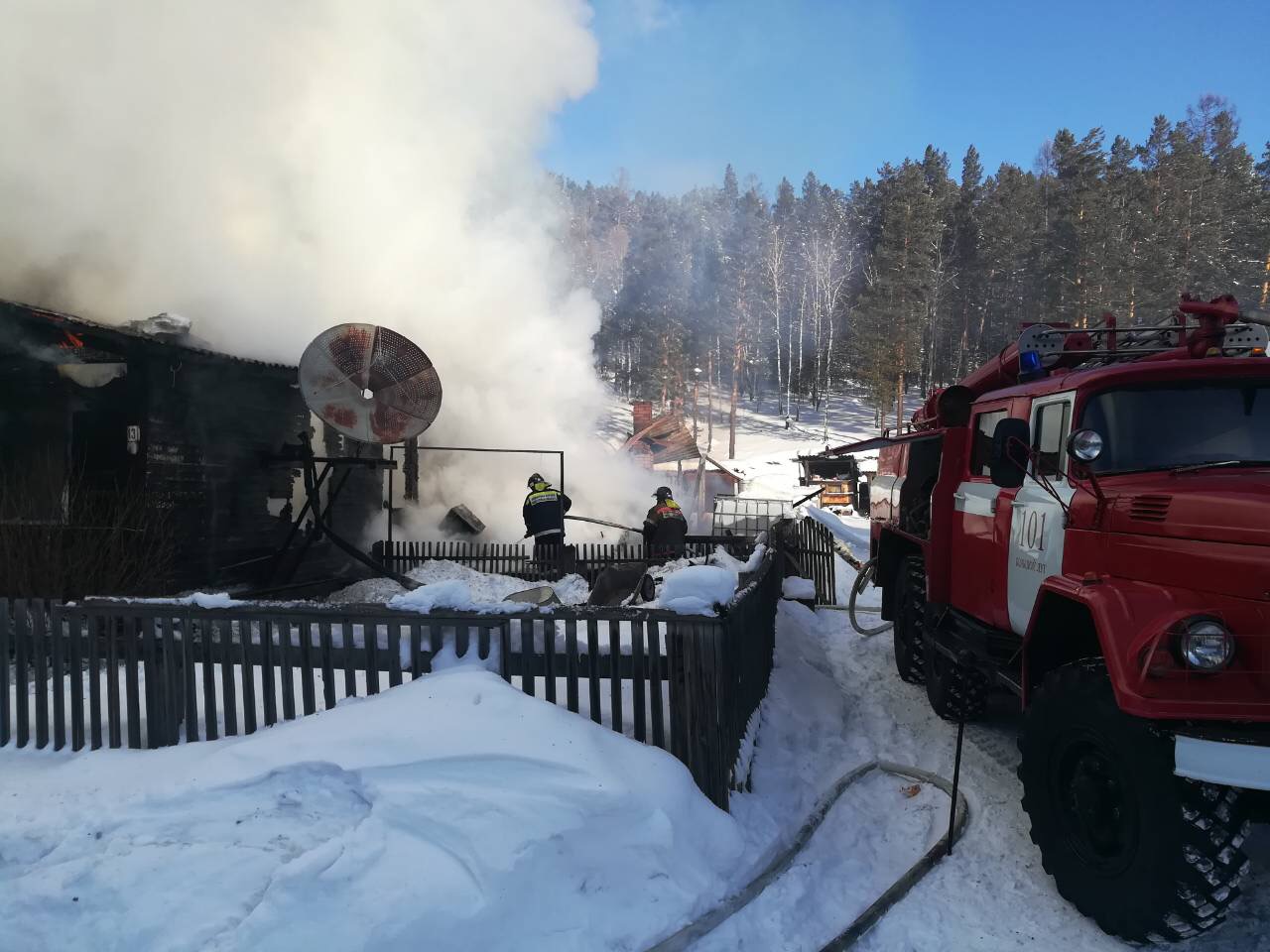 Пожар Пресс-служба ГУ МЧС по Иркутской области