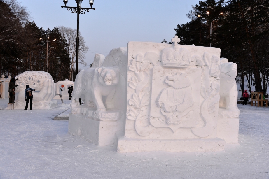 Конкурс снежных скульптур Валерий Спидлен
