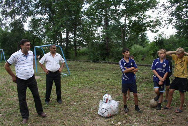 Спортивный инвентарь подарил жителям биробиджанской окраины предприниматель