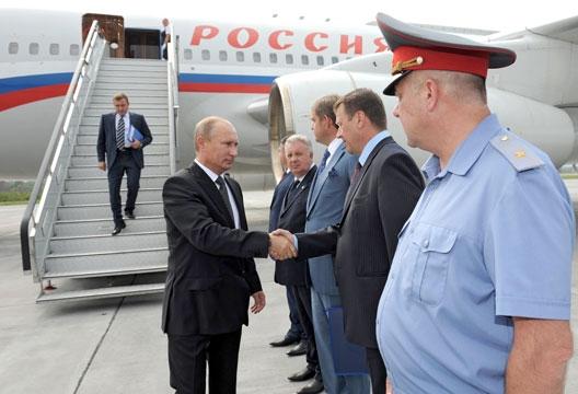 Путин прибыл с рабочей поездкой в Дальневосточный федеральный округ Пресс-служба Правительства РФ