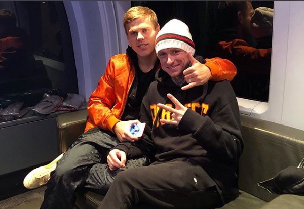 Александр Кокорин и Павел Мамаев официальный аккаунт Александра Кокорина в Instagram