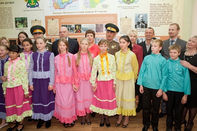 Школьный музей казачьей славы открылся сегодня в Биробиджане