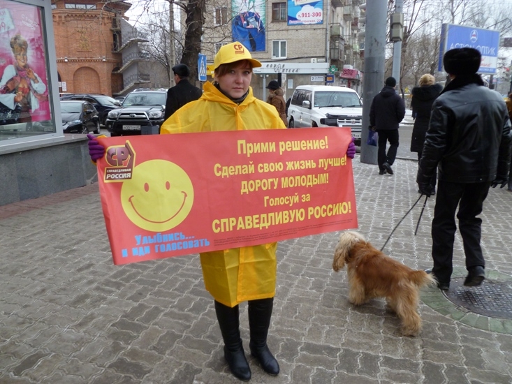 Справедливая Россия в Хабаровске устроила акцию протеста предоставлено партией СР