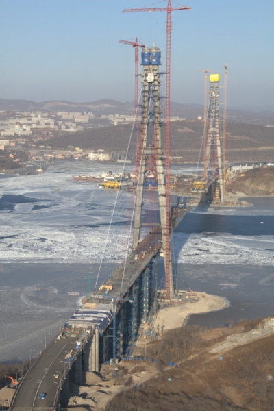 Мост на Русский. Высота пилонов более 300 метров Игорь Лищук