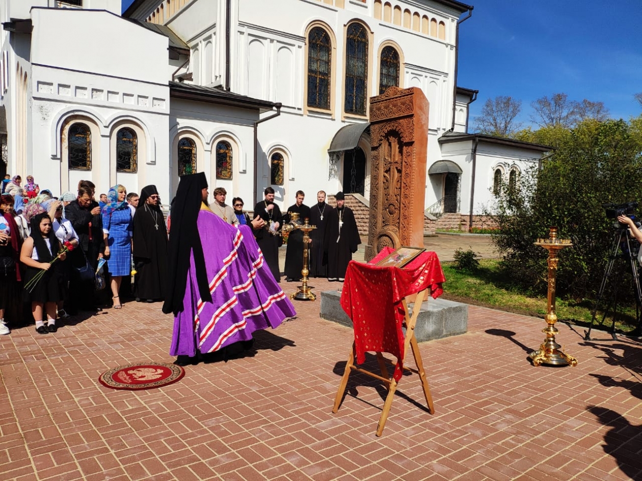Открытие  креста-камня (Хачкара) прошло в Биробиджане ИА ЕАОMedia