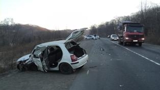 водитель автомашины Toyota Allion не справился с управлением ГИБДД ПК