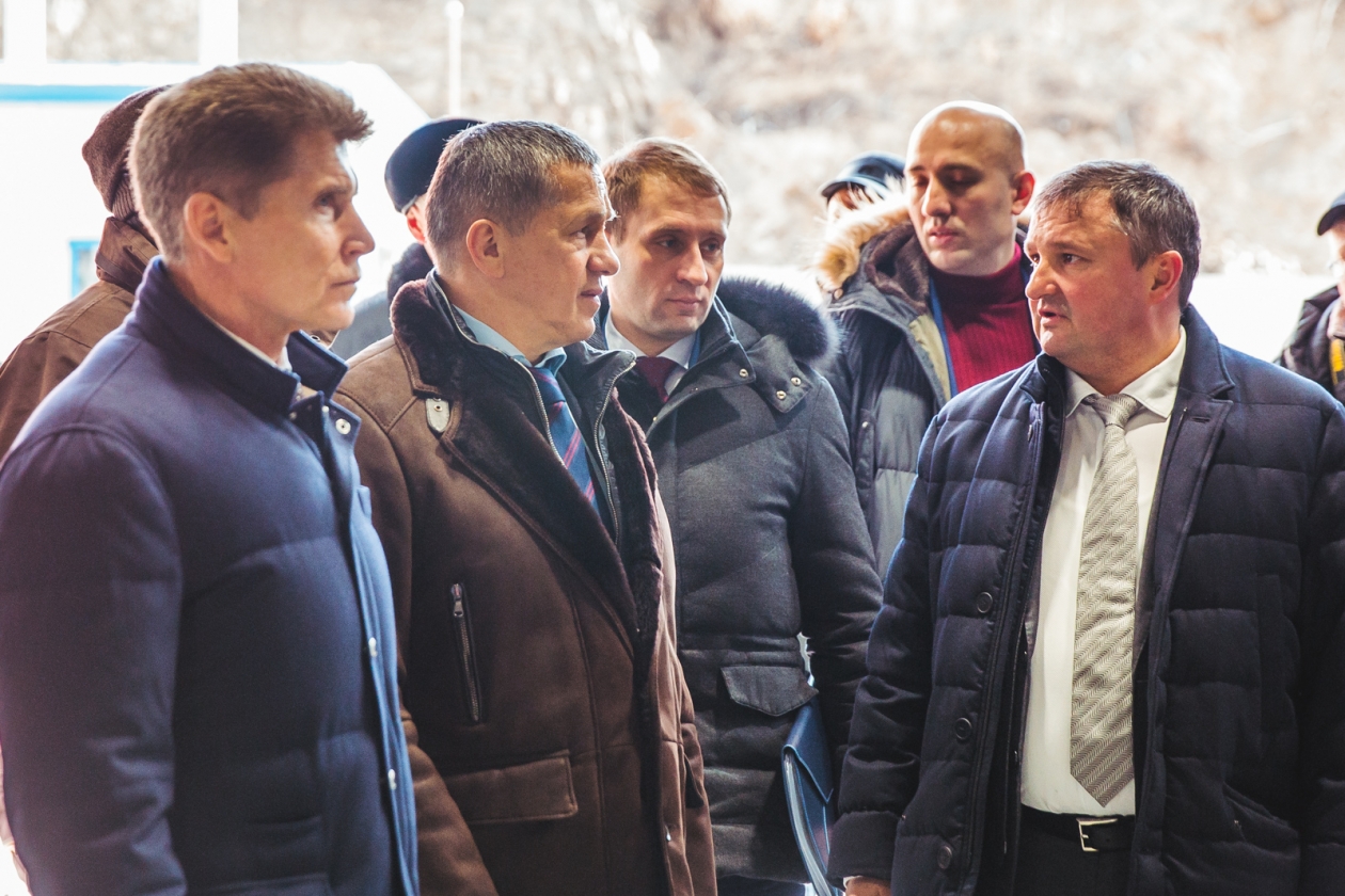 Олег Кожемяко, Юрий Трутнев, Александр Козлов, Александр Ефремов (слева направо)