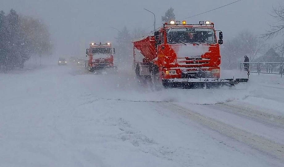 Темрюк борется с последствиями мощного снегопада пресс-служба администрации Темрюкского района