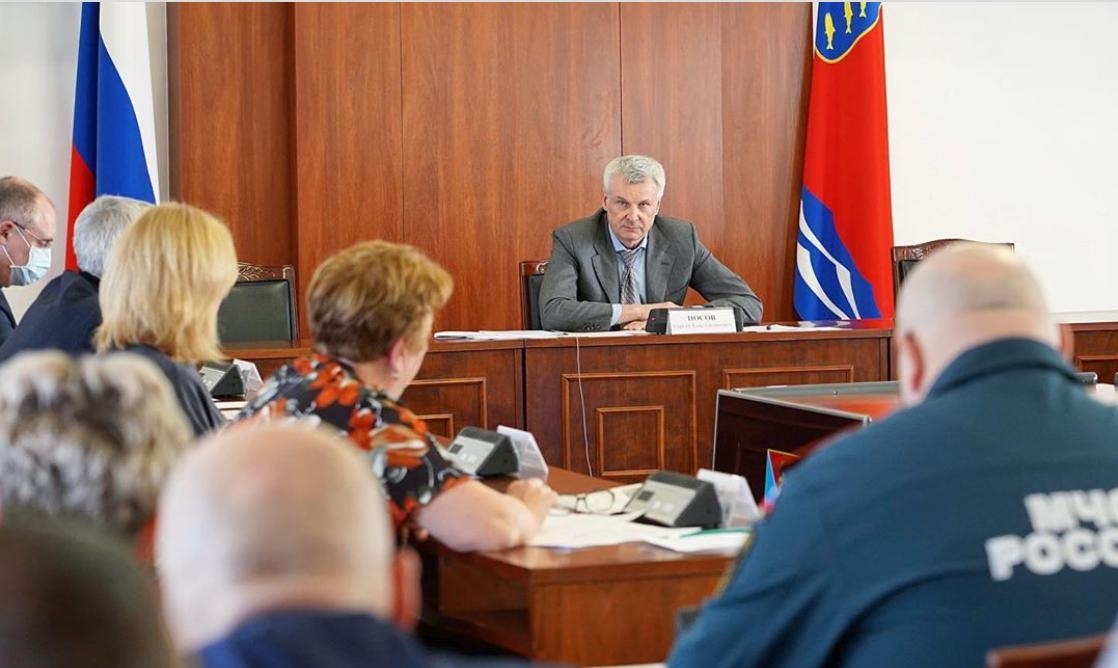 Заседание штаба по предотвращению распространения инфекции провел губернатор nosovlive.ru