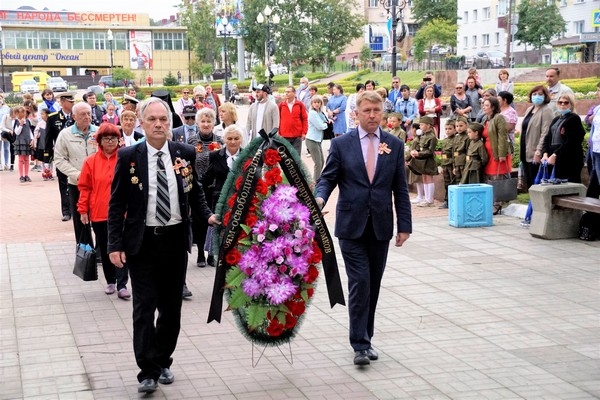 В Корсакове отметили 75-летие освобождения родного города и южной части острова Сахалин