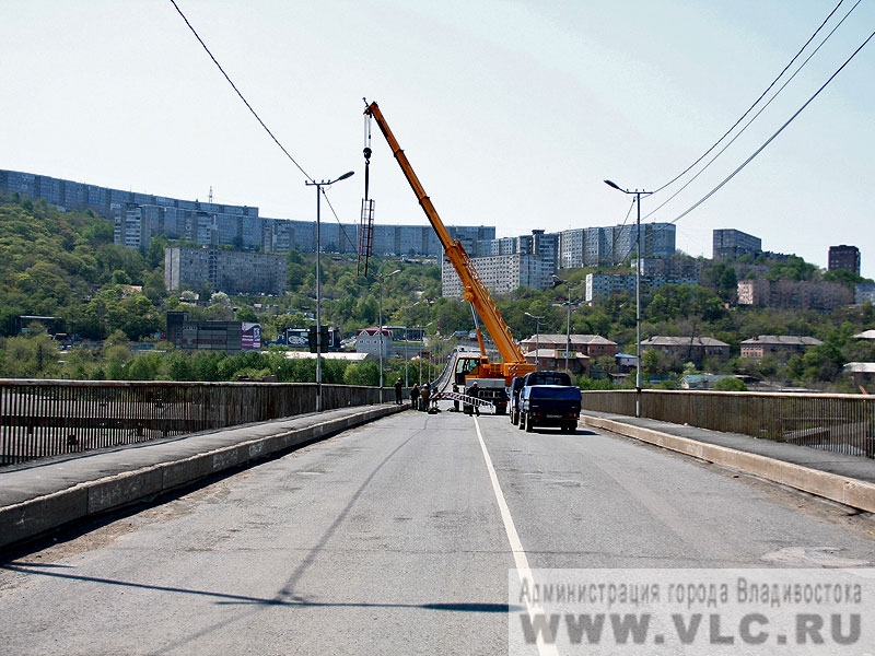 Ремонт Рудневского моста начался во Владивостоке