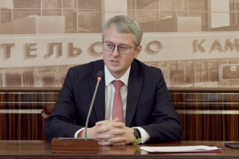 Владимир Солодов Скриншот видео с выступления губернатора