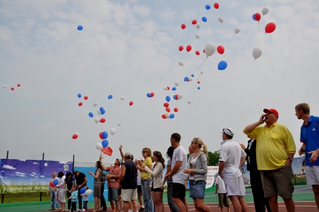 Запуск шаров в небо