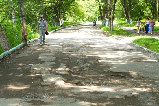 Разбитые дороги парка Анна Степанкина