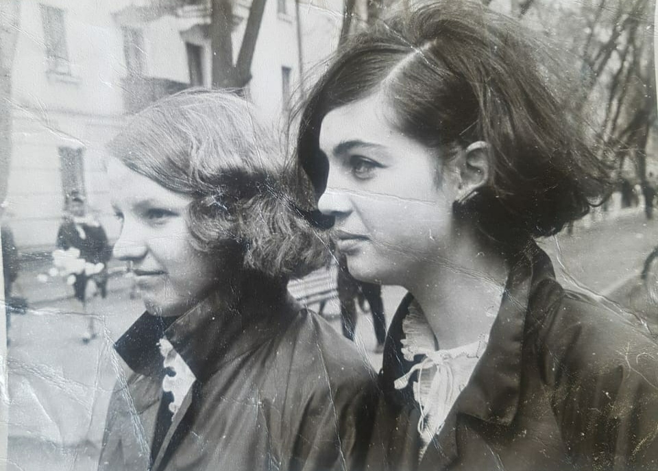 Ольга Пьянова с подругой