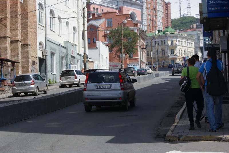 Первые нарушители - движение по встречной