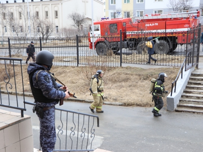 Внезапная тренировка Пресс-служба ГУ МЧС России по Магаданской области