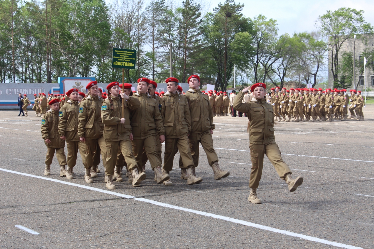Как на параде: маршем и песнями завершилась &quotЗарница&quot в Уссурийске Александр Шепырев, ИА UssurMedia