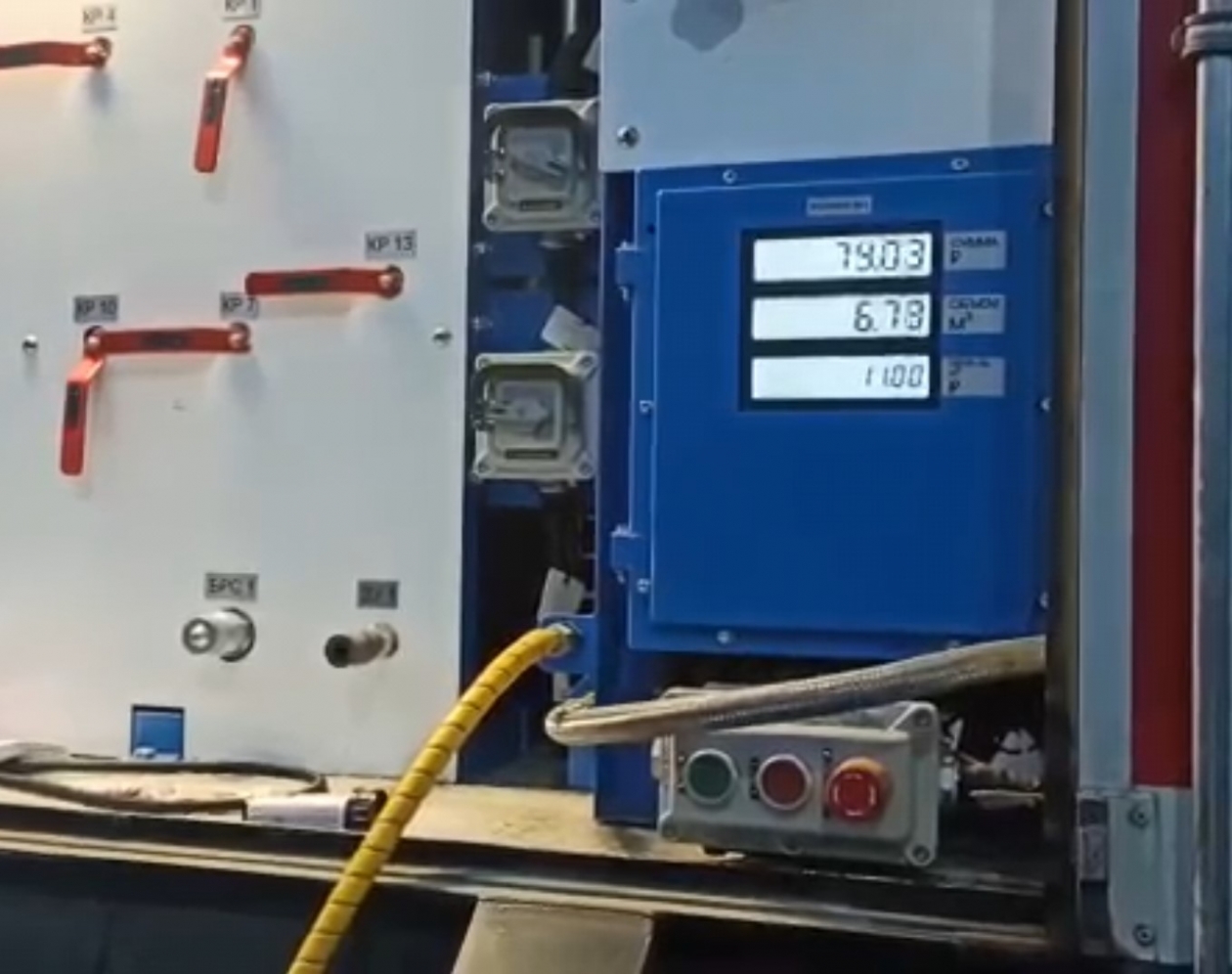 Передвижной газовый автозаправщик начал работу в Поронайске на Сахалине пресс-служба министерства энергетики Сахалинской области
