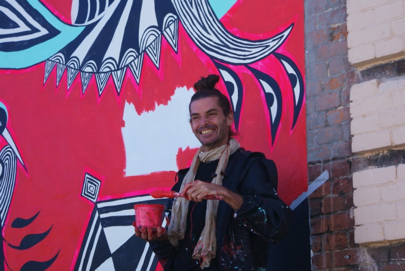 Художник Карлито Дальседжио во Владивостоке