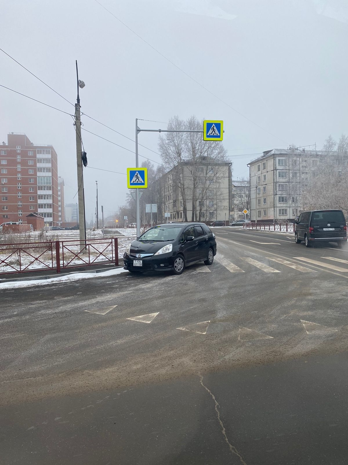 Парковка на "зебре" Очевидцы