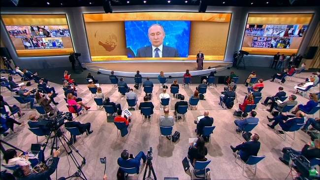 23 декабря Президент РФ Владимир Путин проведет ежегодную пресс-конференцию 