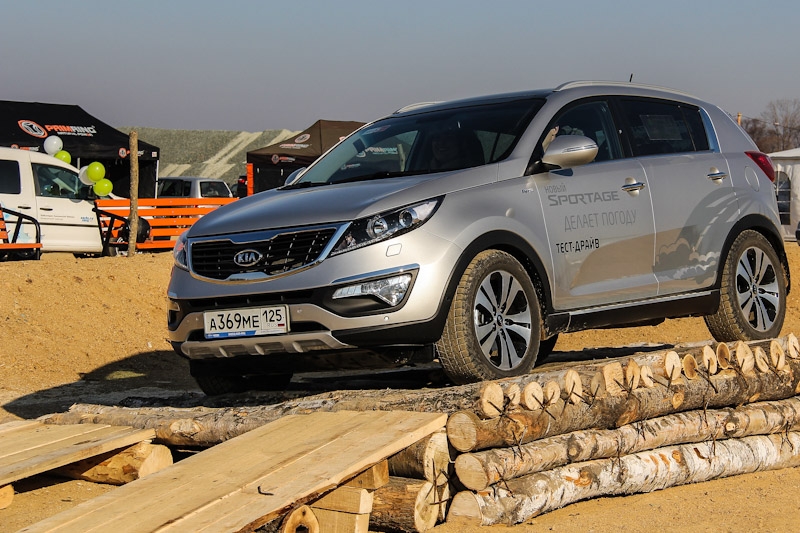 KIA Sportage на тест-драйве по-русски