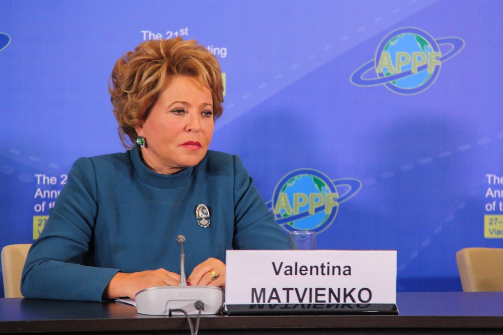 Председатель Совета Федерации РФ Валентина Матвиенко Антон Балашов