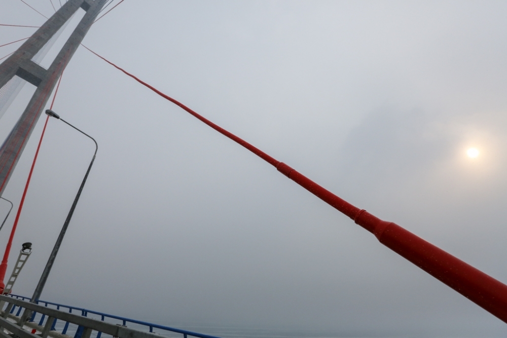 Провисшими вантами моста на остров Русский заинтересовалась прокуратура Приморья