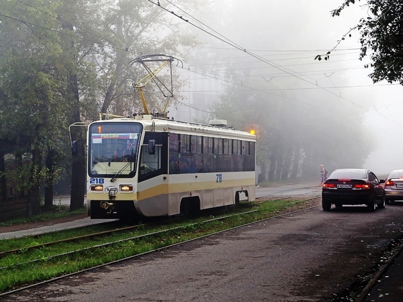 Трамвай, Иркутск, лето