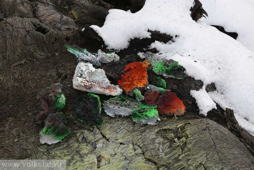 Образцы лавы