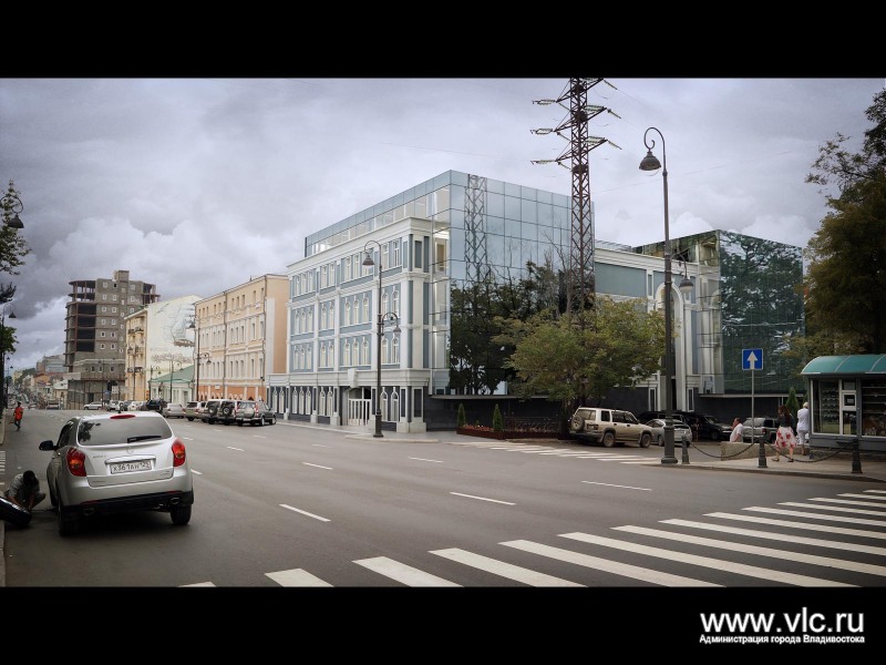 Проект административного комплекса на улице Комарова