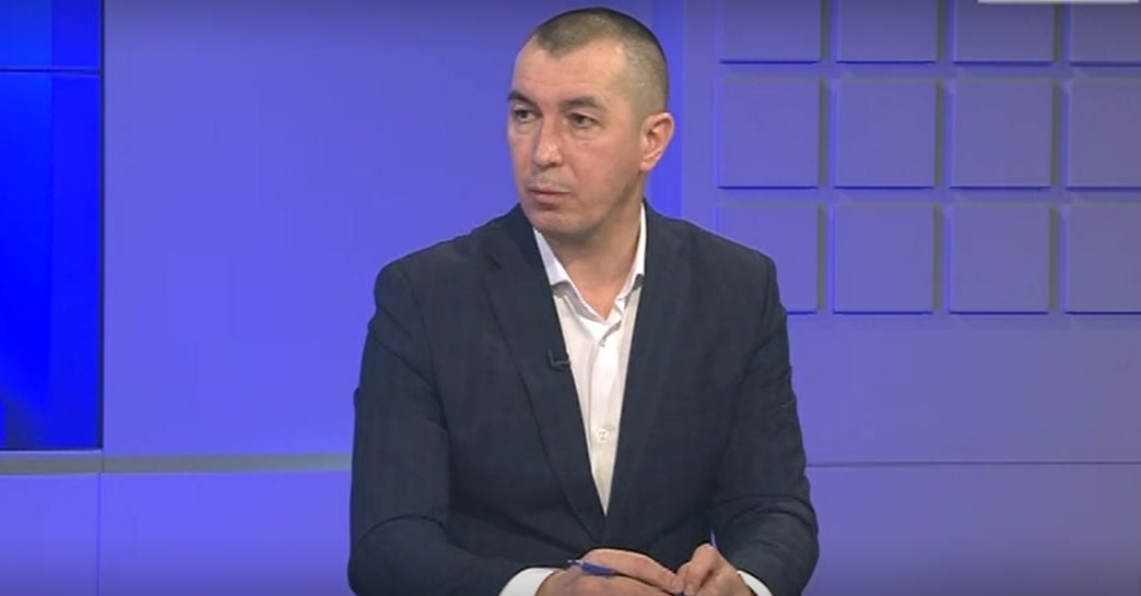 Андрей Кефер скриншот прямого эфира "ГТРК Чита"