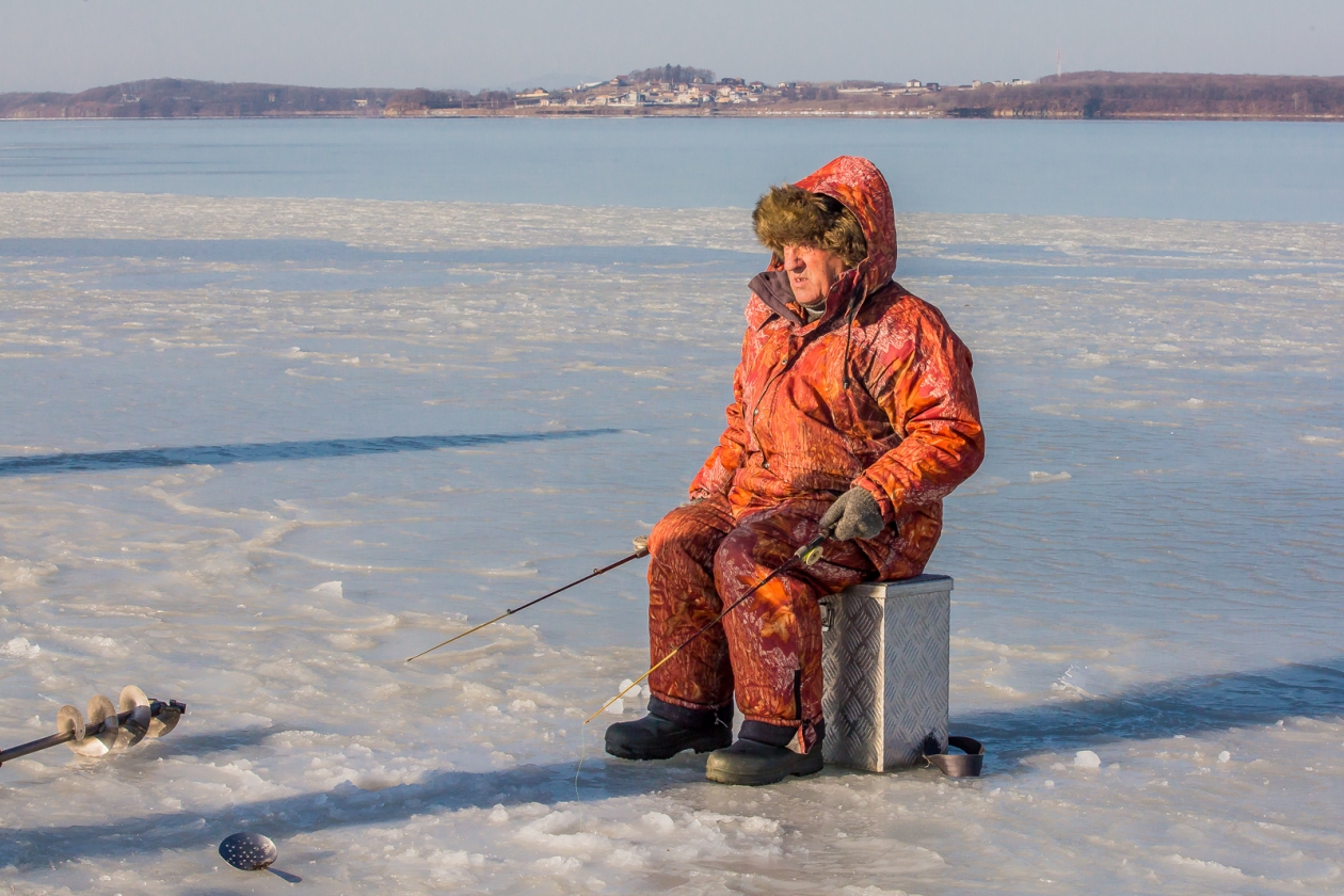 Зимняя рыбалка Мария Бородина. ИА PrimaMedia