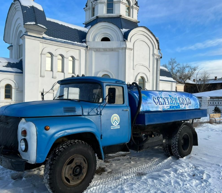 автоцистерна, храм пресс-служба администрации Улан-Удэ