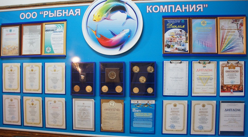 Коллектив гордится своими наградами, Фото с места события собственное